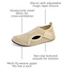 WateLves Water Shoes for Women Men Swim Beach Aqua Socks House Slippers Quick Dry Barefoot Travel Shoes with Adjustable Magic Tape for Pool Diving Boating Yoga(B-beige)