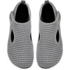 WateLves Water Shoes for Women Men Swim Beach Aqua Socks House Slippers Quick Dry Barefoot Travel Shoes with Adjustable Magic Tape for Pool Diving Boating Yoga(B-grey)