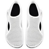 WateLves Water Shoes for Women Men Swim Beach Aqua Socks House Slippers Quick Dry Barefoot Travel Shoes with Adjustable Magic Tape for Pool Diving Boating Yoga(B-white)