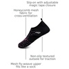 WateLves Water Shoes for Women Men Swim Beach Aqua Socks House Slippers Quick Dry Barefoot Travel Shoes with Adjustable Magic Tape for Pool Diving Boating Yoga(A-black/Pink)