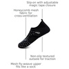 WateLves Water Shoes for Women Men Swim Beach Aqua Socks House Slippers Quick Dry Barefoot Travel Shoes with Adjustable Magic Tape for Pool Diving Boating Yoga(A-black/Colorful)