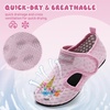 WateLves Wide Toddler Water Shoes Kids Barefoot Athletic Sneakers Girls Boys Quick Dry Aqua Socks for Beach Hiking Swim Kayak Sport Accessories, Camping Essentials(Wb Unicorn)