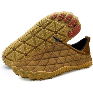 WateLves Barefoot Water Shoes Women Men Beach Breathable Walking Shoes Anti Slip Wide Toe Minimalist Zero Drop Sneakers for Travel Hiking Yoga(A-ginger)