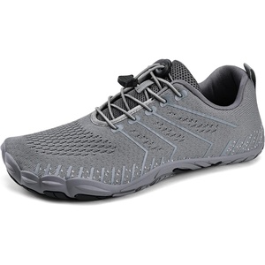 WateLves Water Shoes Women Men Anti Slip Barefoot Wide Toe Beach Breathable Walking Shoes Minimalist Zero Drop Sneakers for Beach Travel Hiking(A-dark Grey)