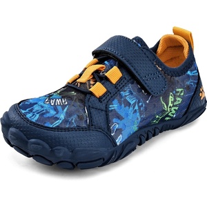 WateLves Water Shoes for Toddler Little Big Kid Wide Barefoot Aqua Athletic Sneakers Girls Boys Hiking Beach Swim Fast Dry Shoes(Dinosaur)