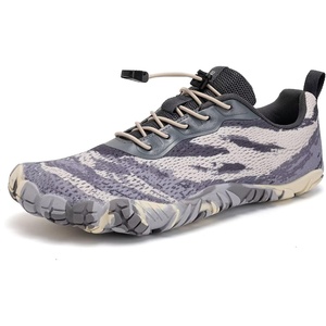 WateLves Wide Water Shoes for Men Women Barefoot Quick-Dry Aqua Sock Outdoor Athletic Sport Shoes Kayaking Boating Hiking Surfing Walking(C-camouflage Gray)