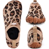 WateLves Barefoot Water Shoes Women Men Minimalist Comfortable Walking Shoes Beach Outdoor Running Sneakers(Leopard Brown)