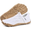 WateLves Barefoot Water Shoes Women Men Minimalist Comfortable Walking Shoes Beach Outdoor Running Sneakers(White/Brown)