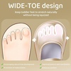 WateLves Toddler Girls Wide Ballet Flats Little Kids Mary Jane Dress Shoes(Champagne Patent)