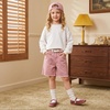 WateLves Toddler Girls Wide Ballet Flats Little Kids Mary Jane Dress Shoes(Dusty Rose Velvet)