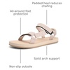 WateLves Womens-Sport-Sandals Outdoor Hiking Sandals with-Arch-Support Comfortable Webbing-Water-Athletic Beach-Sandals for Travel-Walking-Trekking-Camping(Brown)