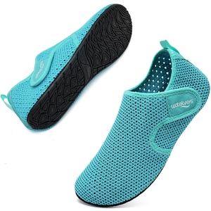 WateLves Water Shoes for Women Men Swim Beach Aqua Socks Quick Dry Barefoot House Slippers Travel Shoes with Adjustable Magic Tape for Pool Diving Boating Yoga Surf(A-moon)
