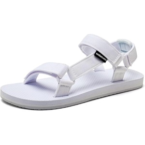 WateLves Womens-Sport-Sandals Outdoor Hiking Sandals with-Arch-Support Comfortable Webbing-Water-Athletic Beach-Sandals for Travel-Walking-Trekking-Camping(Classic White)