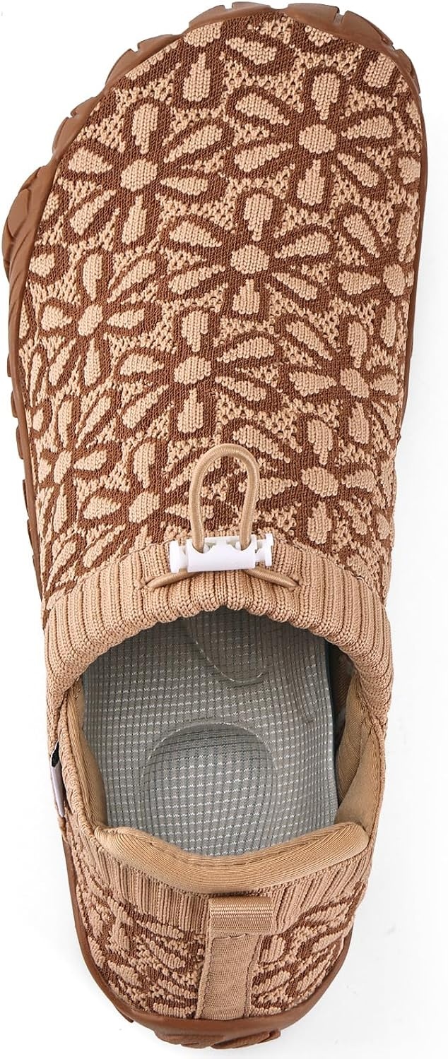 image:imageWateLves Barefoot Water Shoes Women Men Wide Toe Breathable Walking Shoes QuickDry Anti Slip Lightweight Aqua Shoes for Beach Swim Surf YogaBrown