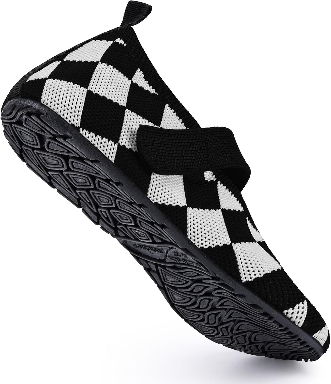 image:imageWateLves Barefoot Women Men Water Shoes QuickDry Aqua Socks for Swim Beach Pool River Surf YogaBlackWhite