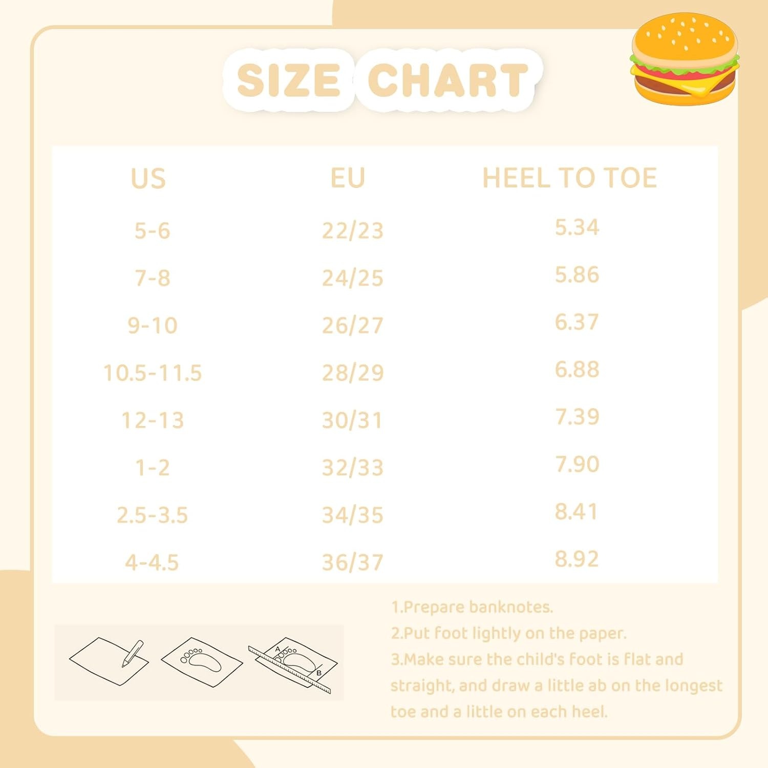 image:imageWateLves Toddler Slippers Boys Girls Full Wrapped Winter ShoesHamburger