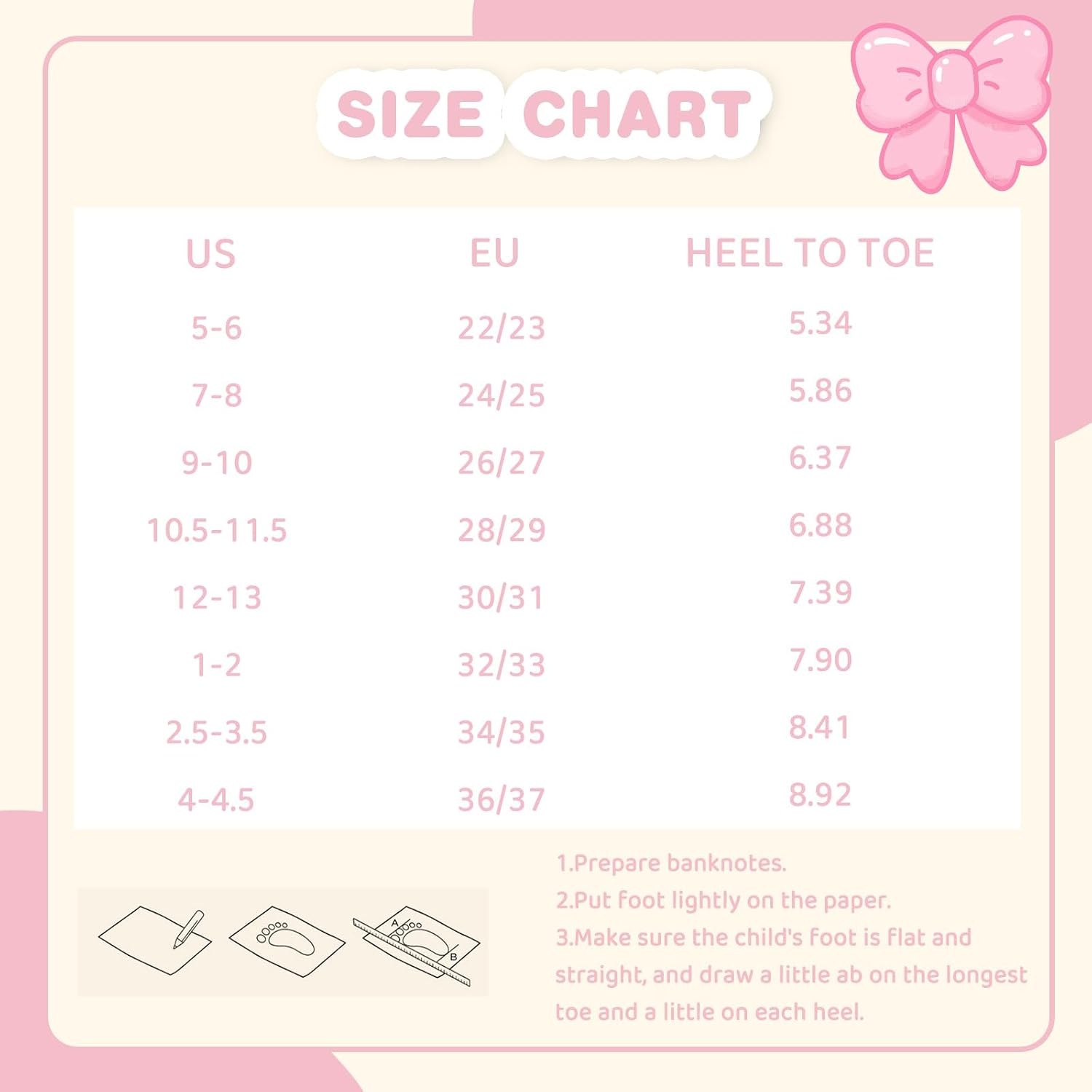image:imageWateLves Toddler Slippers Boys Girls Full Wrapped Winter ShoesPink Bow Knot