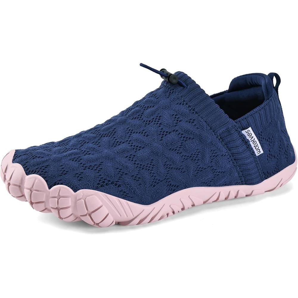 image:imageWateLves Barefoot Water Shoes Women Men Wide Toe Breathable Walking Shoes QuickDry Anti Slip Lightweight Aqua Shoes for Beach Swim Surf YogaBlue