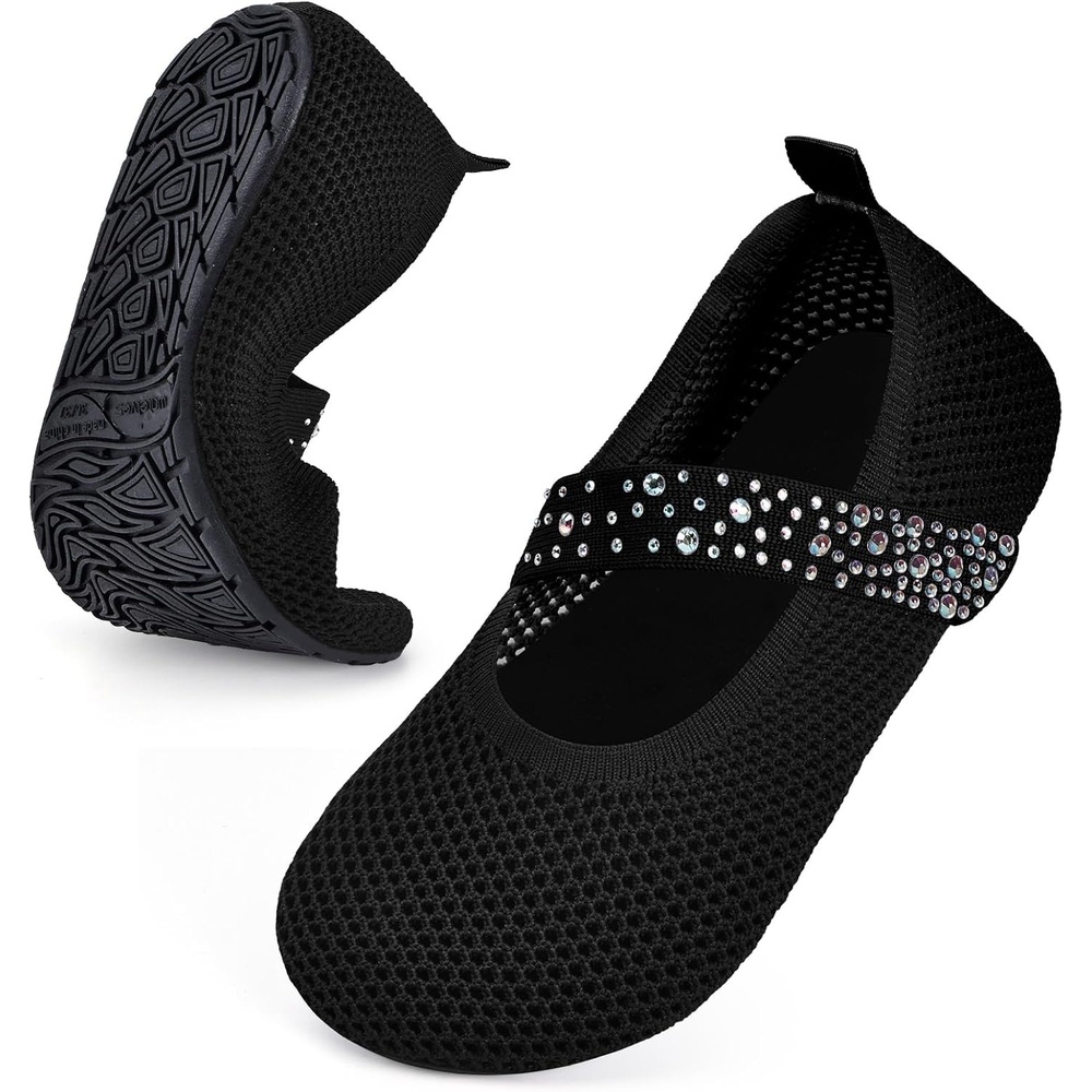 image:imageWateLves Barefoot Women Men Water Shoes QuickDry Aqua Socks for Swim Beach Pool River Surf YogaBlack