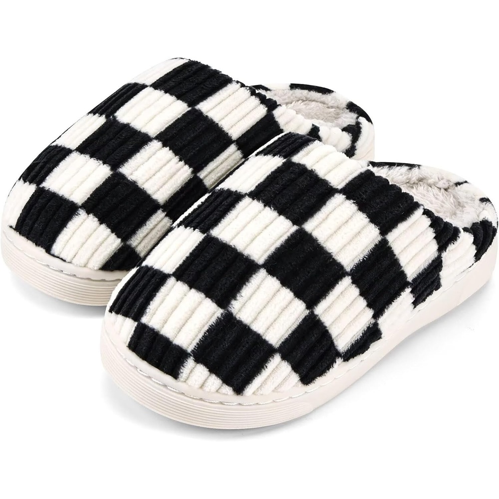 image:imageWateLves Kids Boys Girls Slippers Toddler Warm House ShoesBlack