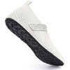 WateLves Barefoot Women Men Water Shoes Quick-Dry Aqua Socks for Swim Beach Pool River Surf Yoga(White)
