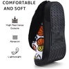 WateLves Girls Boys Slippers Toddler Kids Comfy Fuzzy Non-slip House Shoes Bedroom Soft Faux Fur Lined Indoor Outdoor(Ball)