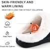 WateLves Girls Boys Slippers Toddler Kids Comfy Fuzzy Non-slip House Shoes Bedroom Soft Faux Fur Lined Indoor Outdoor(Ghost)