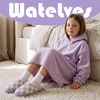 WateLves Kids Boys Girls Slippers Toddler Warm House Shoes(Purple)