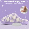 WateLves Kids Boys Girls Slippers Toddler Warm House Shoes(Purple)