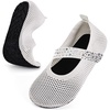 WateLves Barefoot Women Men Water Shoes Quick-Dry Aqua Socks for Swim Beach Pool River Surf Yoga(White)