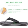 WateLves Youth Big Kids Flip Flops Boys Sandals Summer Thong Slide Sandals for Beach Pool Shower(Dark Grey)