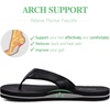 WateLves Youth Big Kids Flip Flops Boys Sandals Summer Thong Slide Sandals for Beach Pool Shower(Solid Black)