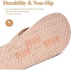 WateLves Youth Big Kids Flip Flops Boys Sandals Summer Thong Slide Sandals for Beach Pool Shower(Tan/Khaki)