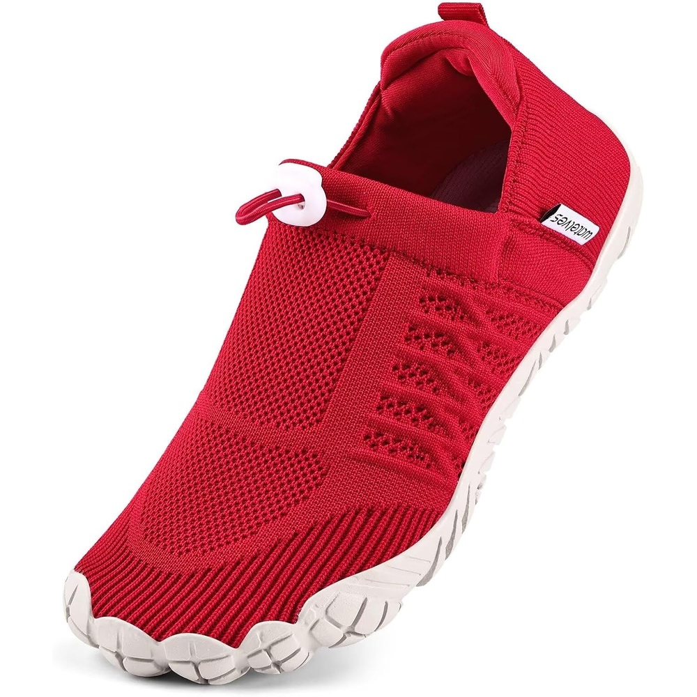 image:imageWateLves Barefoot Water Shoes Women Men Minimalist Walking Hiking Shoes Comfortable Sneakers for Trekking Trail Running ClimbingRed